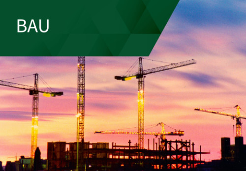 Kräne auf Baustelle München